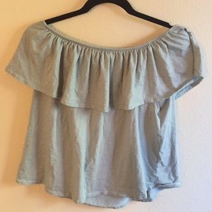 Off the shoulder blouse!